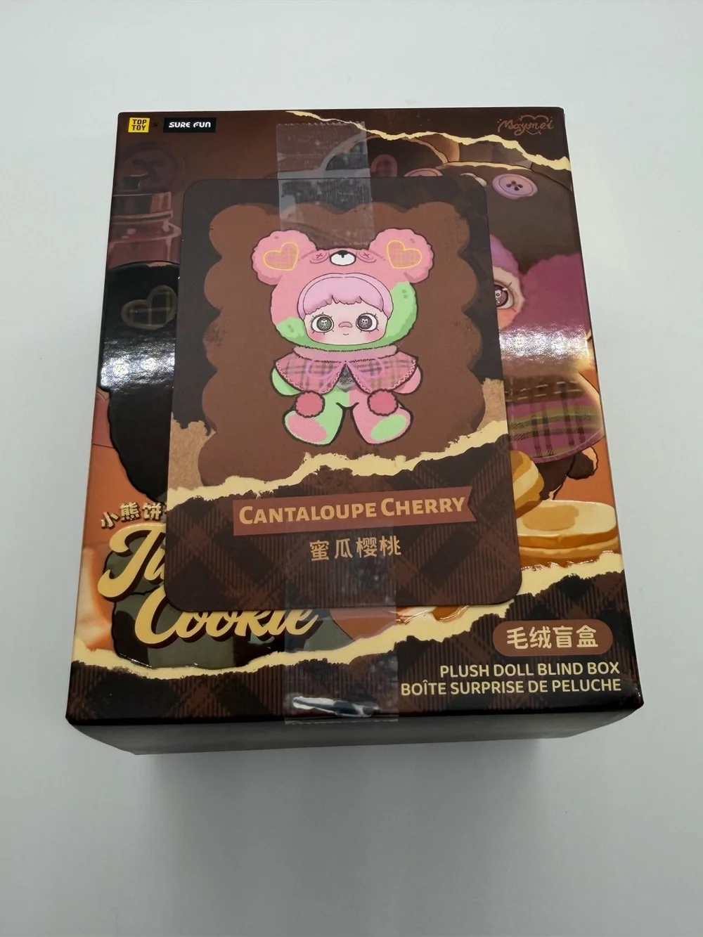 Maymei Tiny Bear Cookie Plush Pendant Confirmed Cantaloupe Cherry Doll